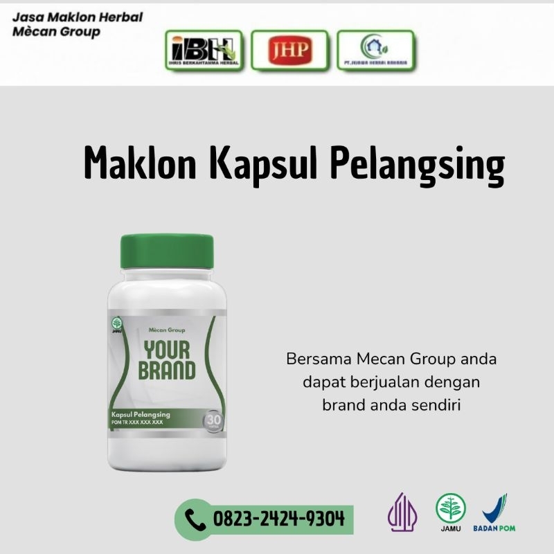 Maklon herbal | maklon kapsul pelangsing