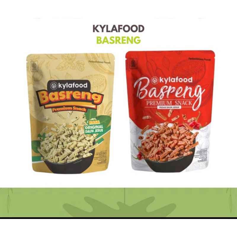 

Kyla food basreng pedas dan original daun jeruk