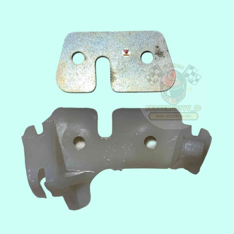GIGI PALSU STOPPER TAHANAN KABEL GAS GIGI STANG VESPA PTS SPECIAL