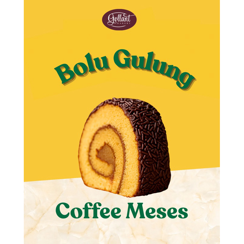 

Bolu Gulung Super Lembut Premium Rasa Coffee Meses