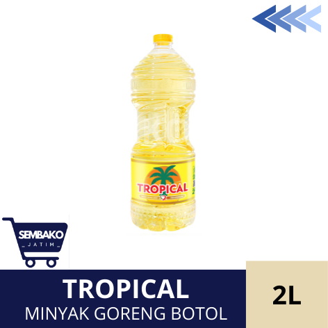 

TROPICAL 2L MINYAK GORENG BOTOL || MINYAK GORENG KEMASAN 2L || SEMBAKO_JATIM