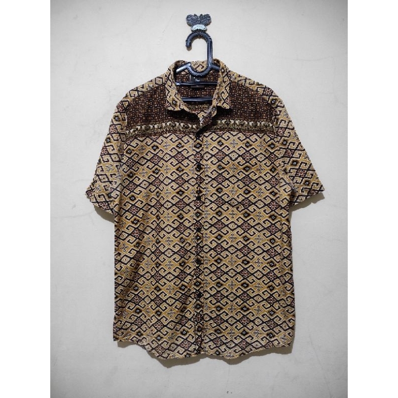 Kemeja Cole motif batik xl
