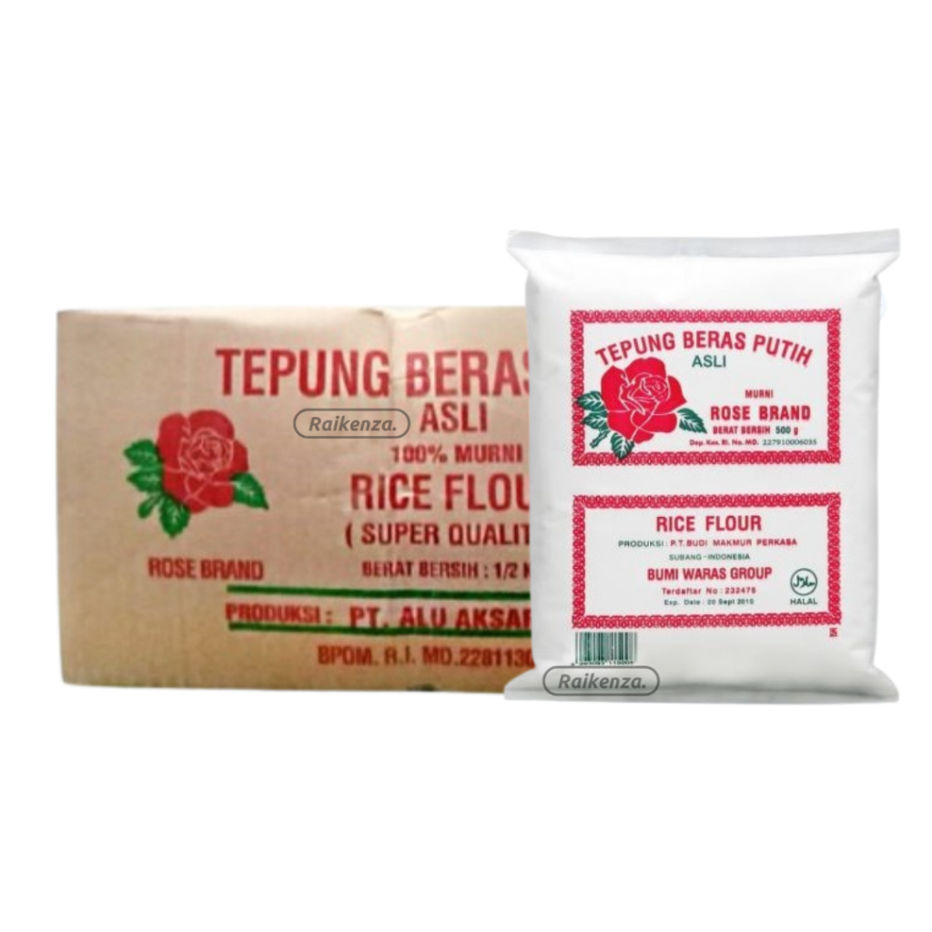 

Tepung Beras Rose Brand Kemasan 500gr 1 Dus Isi 20 Pack