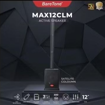BareTone MAX12CLM Speaker Aktif | Baretone 12CLM | Speaker Satelite Column | Speaker Aktif