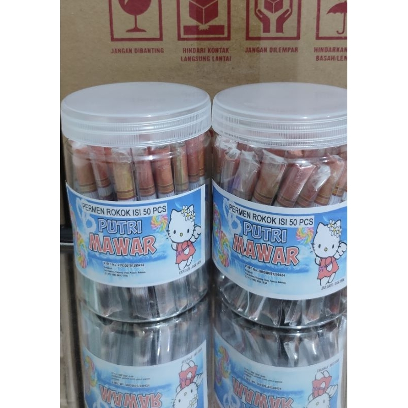 

Permen Rokok✓Putri Mawar✓isi 50 pcs✓toples