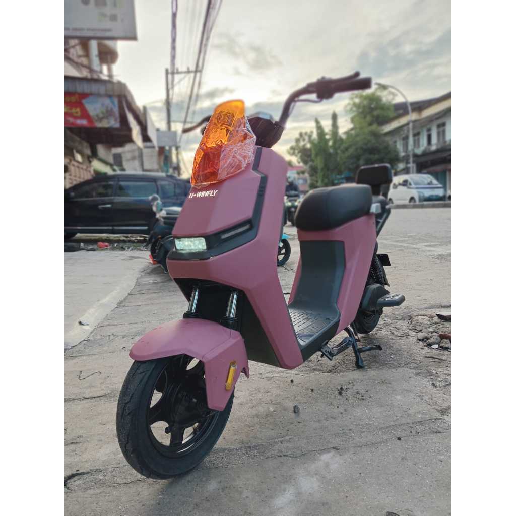 Sepeda Listrik Murah Medan Model Trendy UWinfly M60L Pink