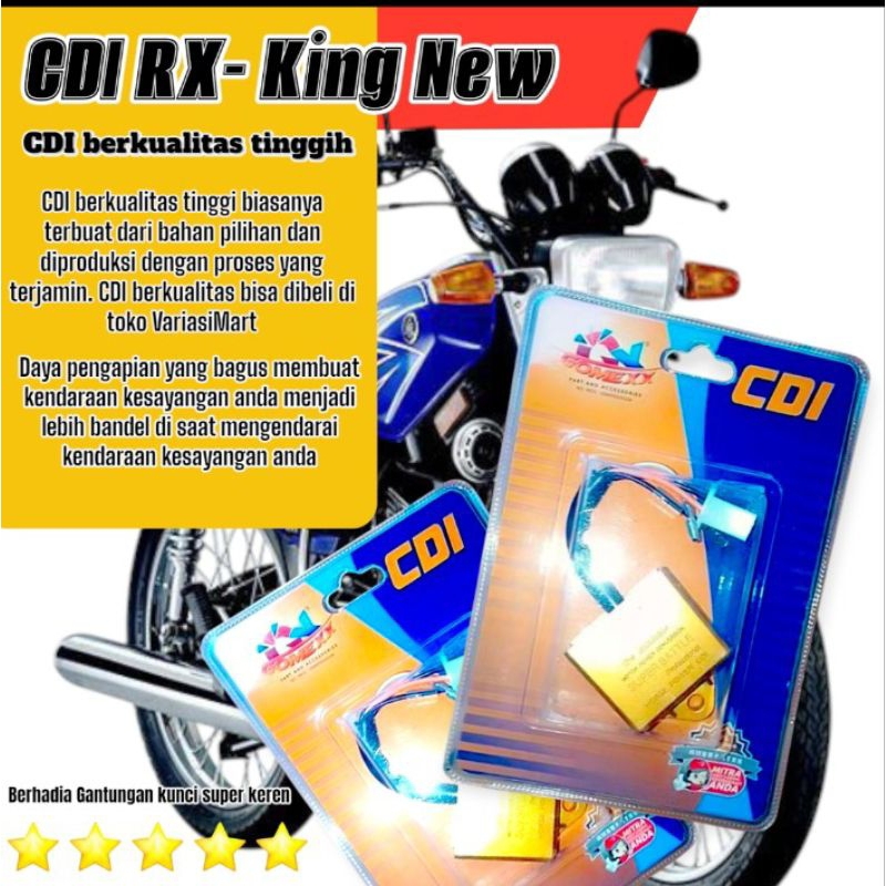 CDI Shogun New 125 Shogun Gomexx no limit CDI KLX 150 CDI Yamaha Fiz R CDI Rx-King New CDI Mega pro 
