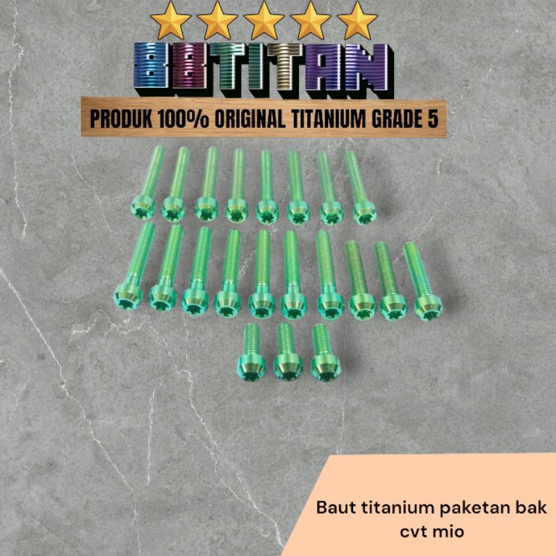 Baut Titanium Paket Bak Cvt Mio