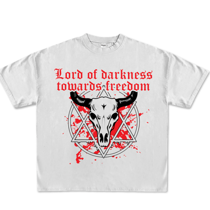 Skena Apparel Kaos Boxy Unisex "Lord Of The Darkness”