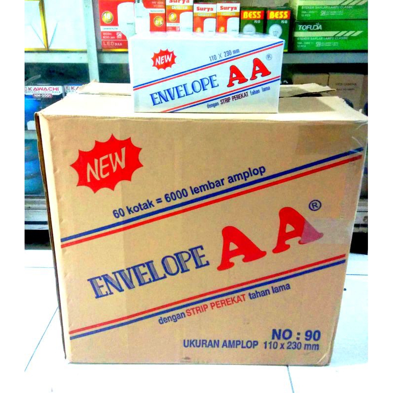 

Amplop Putih Panjang AA No.90