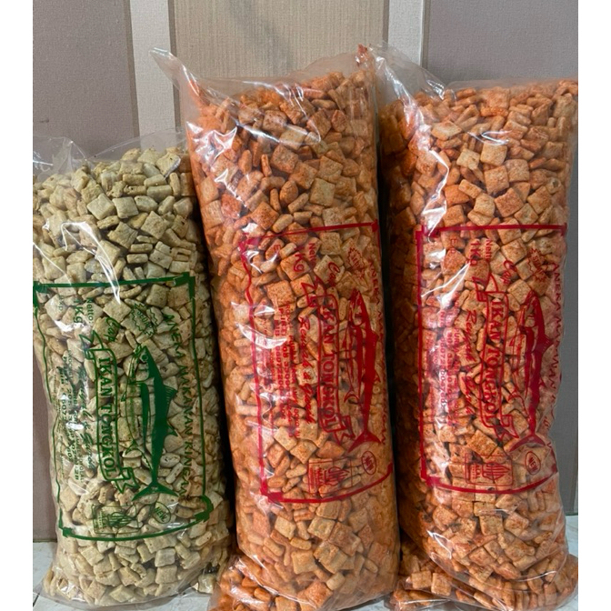 

1bal kerupuk rambak tahu balado/kerupuk rambak tahu kotak/kerupuk rambak tahu pedas 1kg/