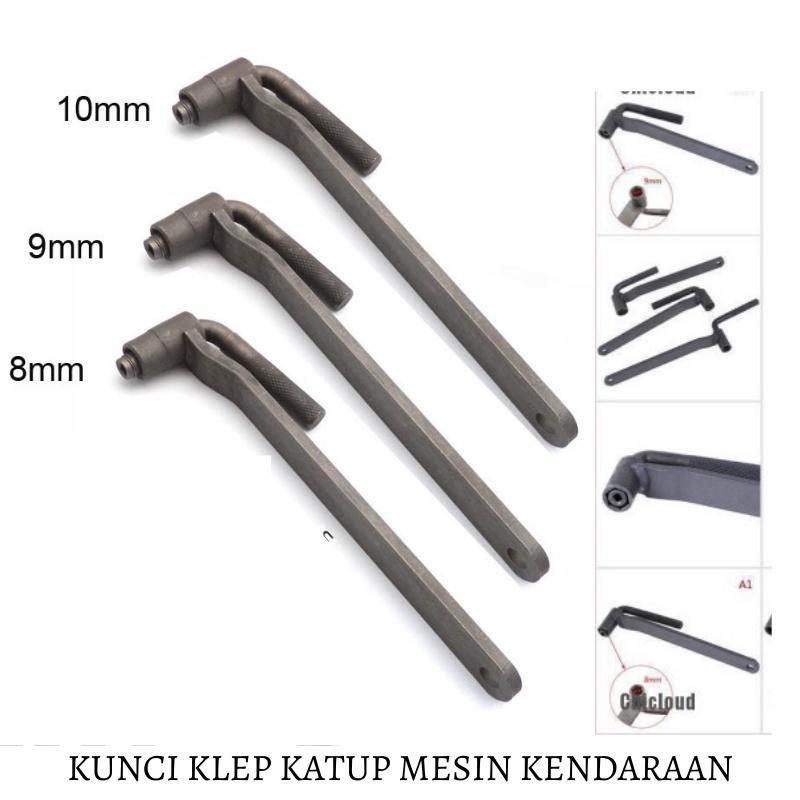Kunci Setelan Klep L Motor 8/9/10mm Setelan Klep Mesin Motor Kunci Stel
