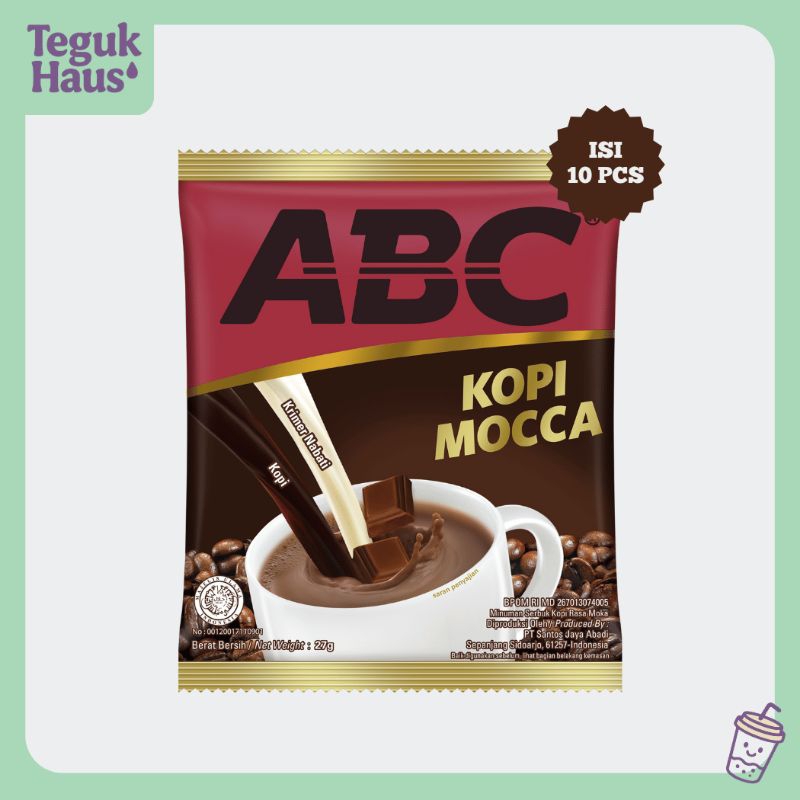 

ABC Kopi Mocca Renceng (10 Sachet @27g)