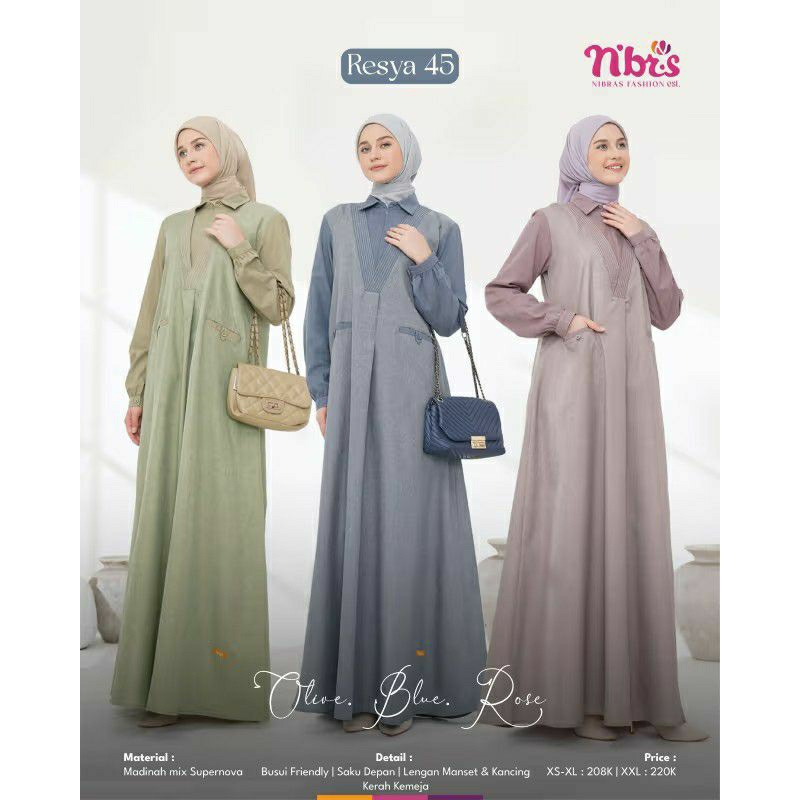 GAMIS RESYA 45 NIBRAS ORIGINAL