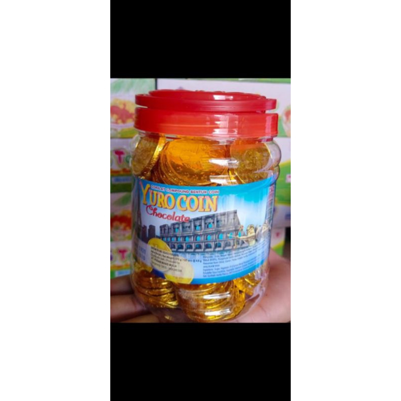 

YURO COIN chocolate compoun bentuk coin
