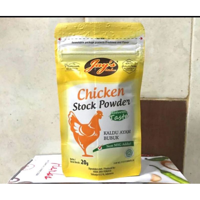 

jay's Kitchen Chicken Stock Powder Zipper 20 GR