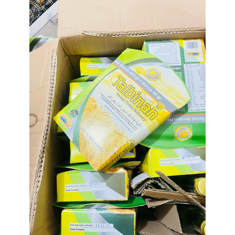 

Talbinah 400gr + bonus 40gr Resep Thibb Nabawy