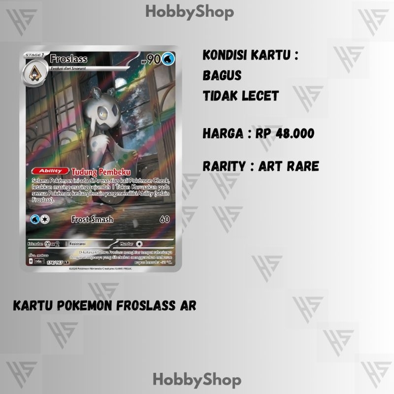 FROSLASS AR TCG-POKEMON INDONESIA