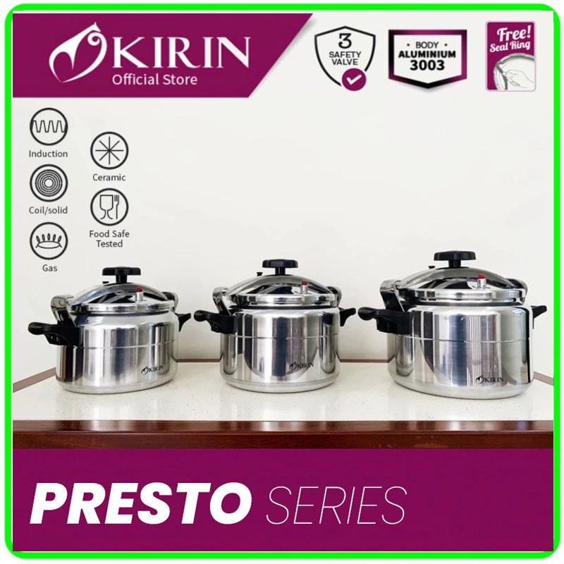 HR14 Presto Kirin Presto Premium Pressure Cooker/Kirin Kpc 040/Kpc 060/Kpc 100/Kpc 120