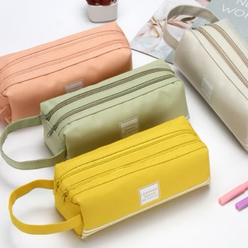 

Kotak Pensil dan Stationery Dual Zipper / Kotak Pensil Dua Sisi Resleting