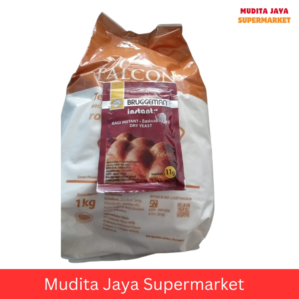 

Falcon Tepung Roti Berat 1kg Medan