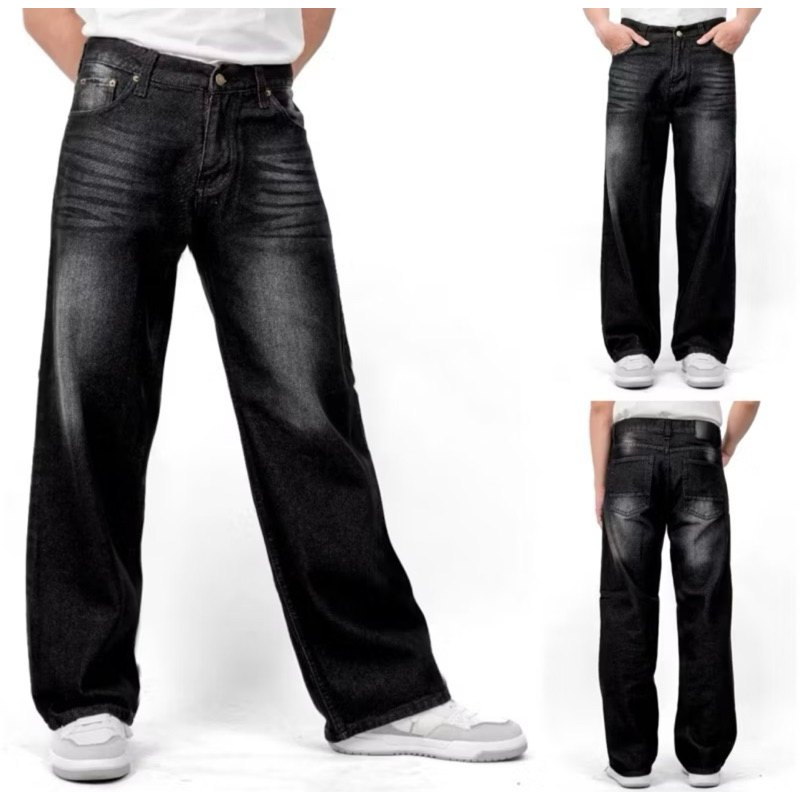 COD - CELANA JEANS PRIA GOMBRONG - JEANS BAGGY - DENIM BAGGY - DENIM SKENA - CELANA JEANS PRIA GOMBR