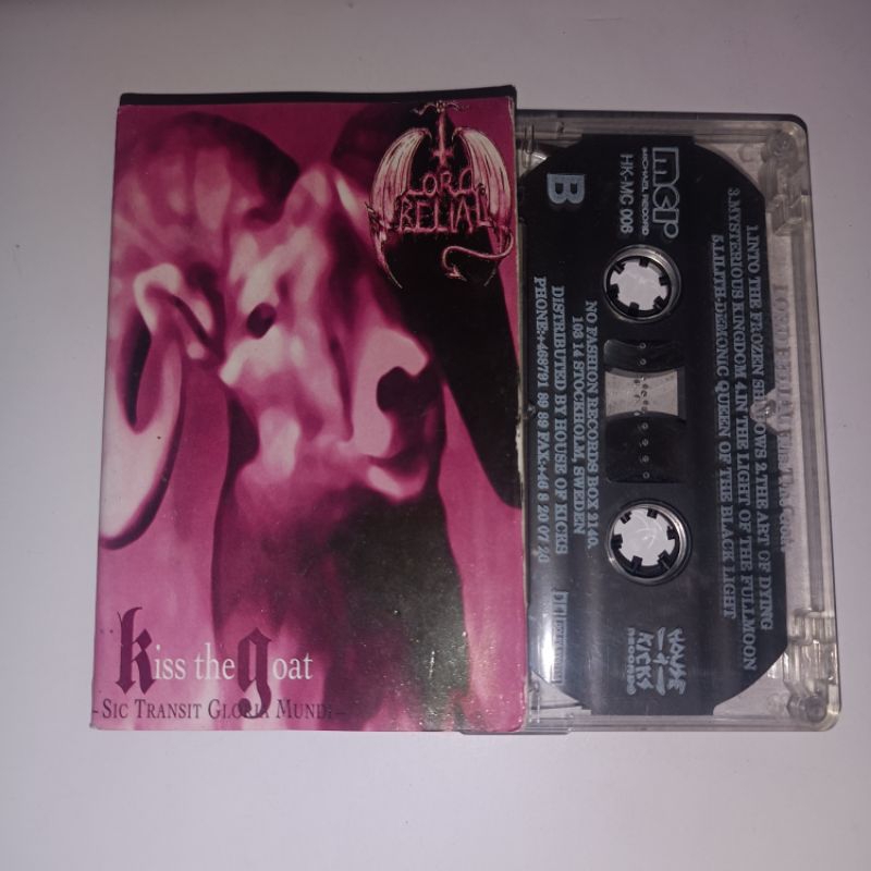 kaset lord belial album kiss the goat