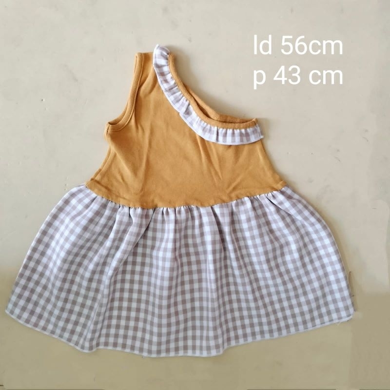 Baju anak one shoulder
