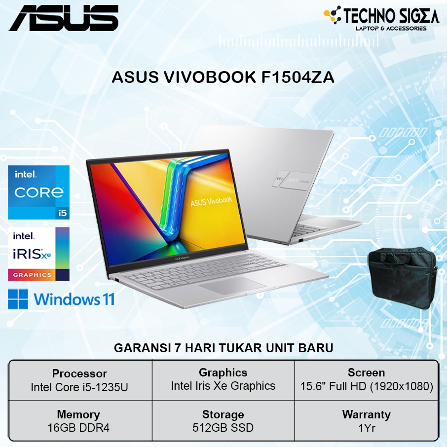 ASUS Vivobook F1504ZA i5 1235 16GB 512GB 15.6 FHD
