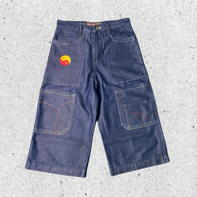 Akademik Jorts Jeans Multi Pocket