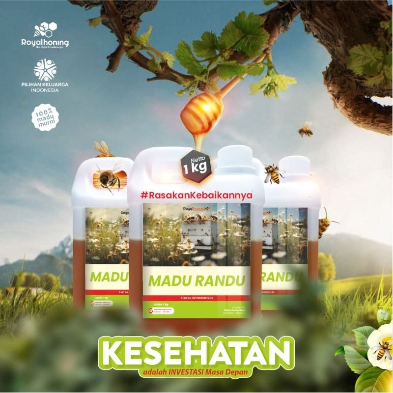 

MADU RANDU 1KG BY ROYAL HONING MADU ASLI MADU MURNI MADU BEST SELLER