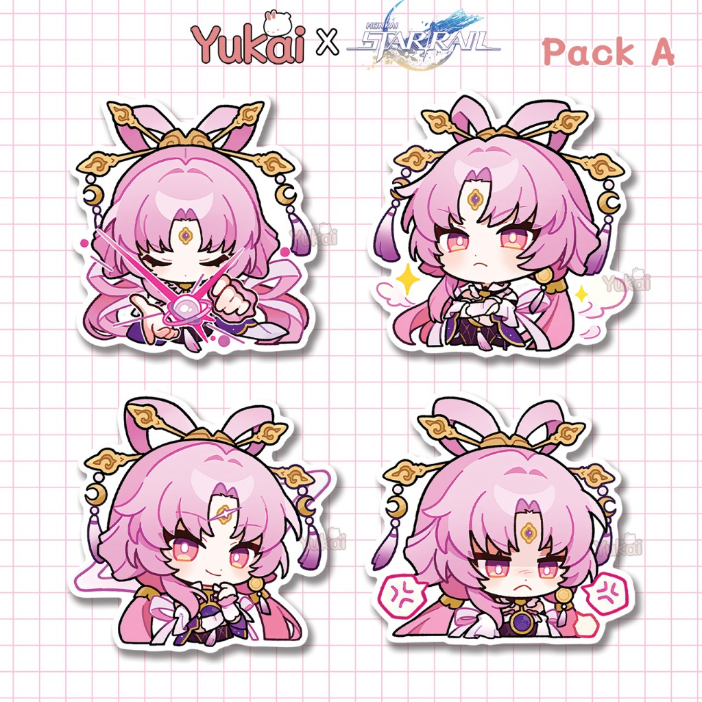 

Stiker Pack Fu Xuan Honkai Star Rail (HSR) Premium, Sticker Anime Waterproof