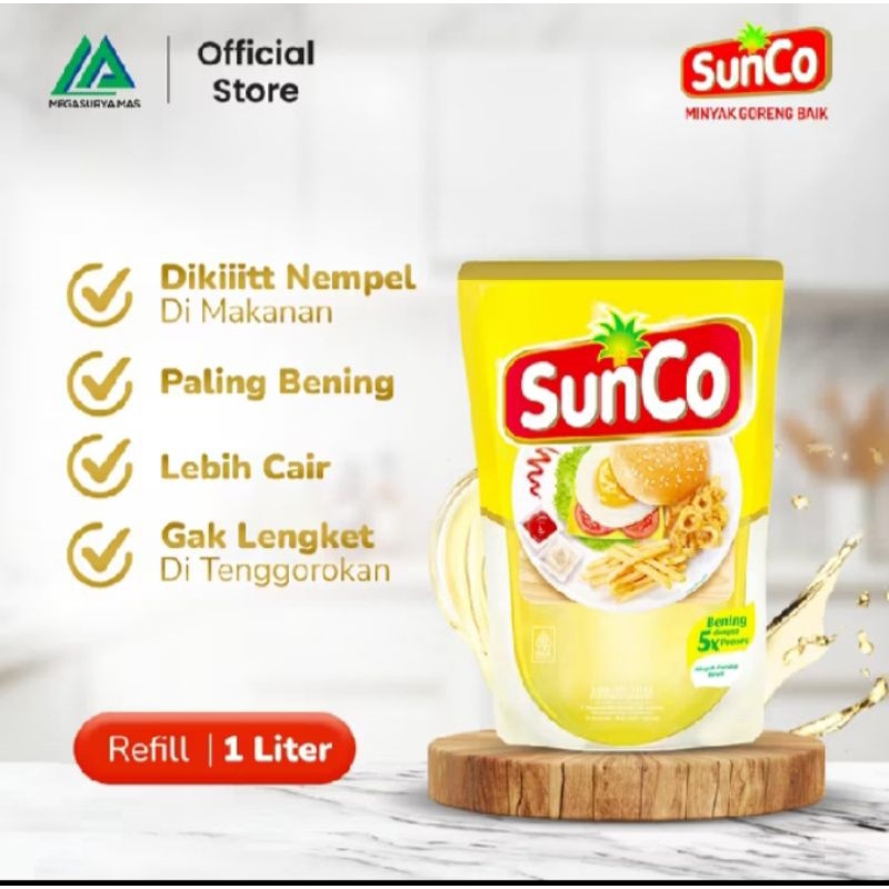 

minyakgoreng sunco murah 1 literrefil