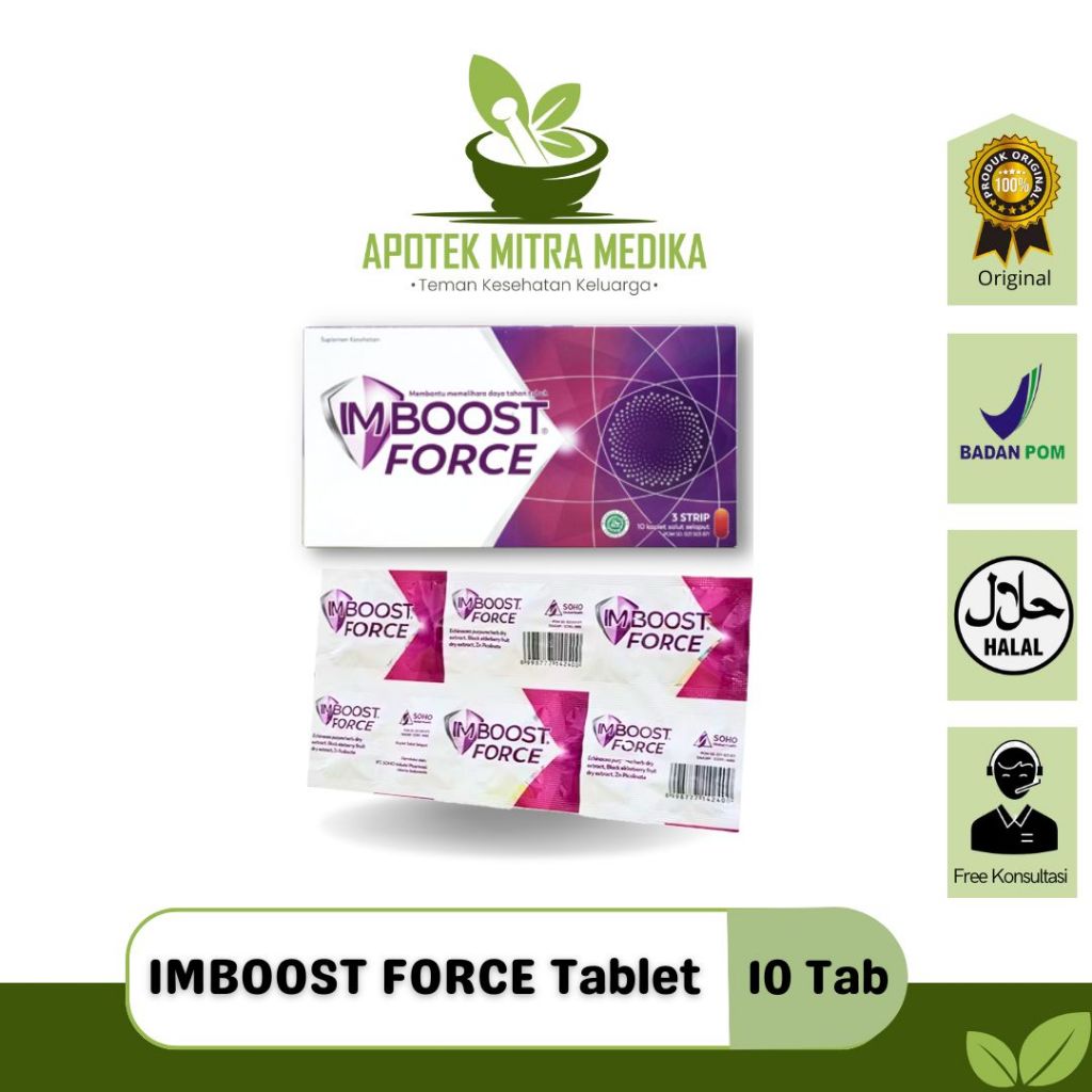 Imboost Force Tablet - Imboost Tablet- Suplemen  daya tahan Tubuh