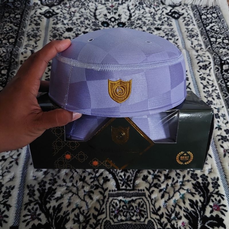 Peci A5 AMEEN Motif CATUR IMPOR PREMIUM / KOPIAH A5 AMEEN