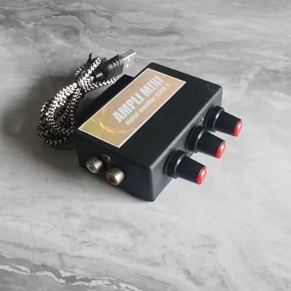 Ampli Mini Amplifier Mini 5V FULl  TONE CONTROL (Bonus Kabel RCA)