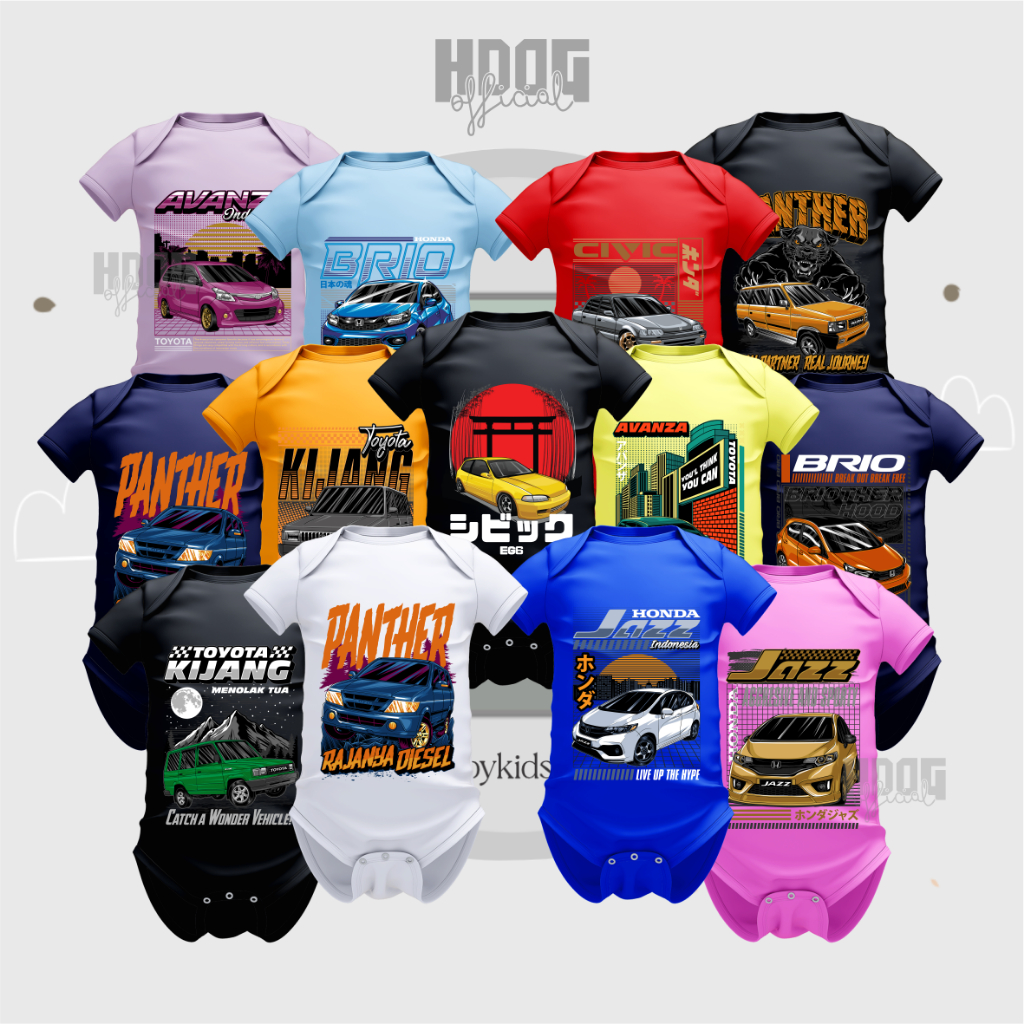 Jumper Baju Bayi Streetwear Otomotif Balap Mobil Motor, Baju Jumper, Jumper Bayi Newborn 0-12 bulan