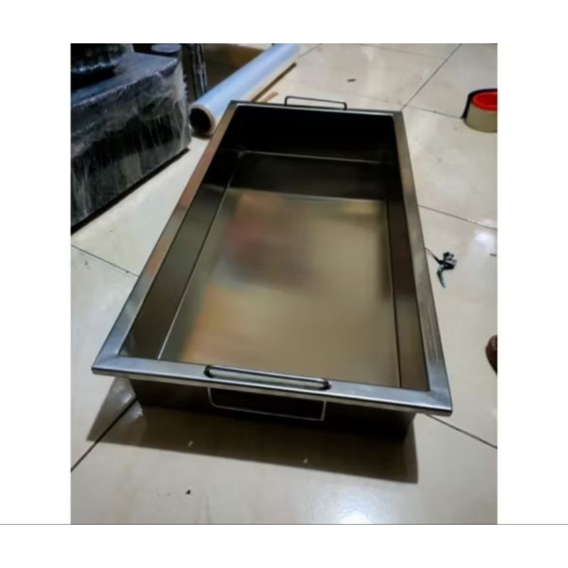 Wajan Topokki Stainless Stell Tebal | Wajan Penggorengan Topokki | Wajan Penggorengan Donat | Donat 