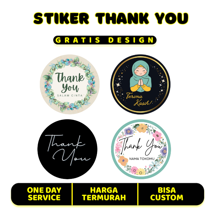 

STIKER / STICKER / STIKER COSTUM / STICKER COSTUM / STIKER CUSTOM / STIKER THANK YOU / STICKER THANK YOU