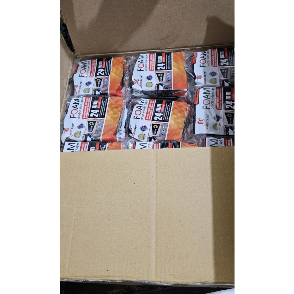 

( 5pcs) Double Tape Foam NACHI 1" Busa / Isolasi Double Tape Spons Hijau 24mm x 5 Meter