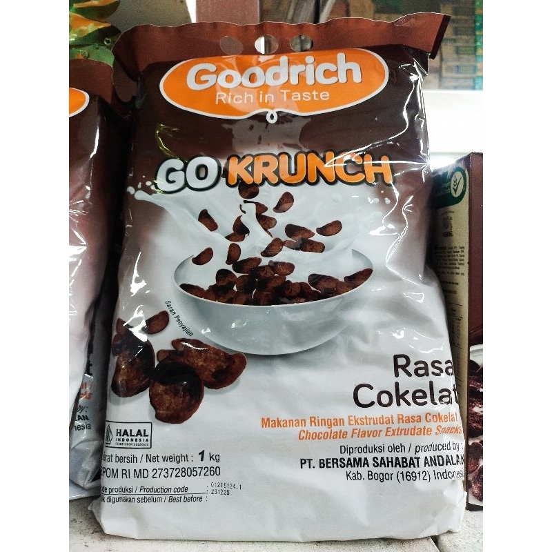 

1KG Goodrich Go Krunch Sereal Koko Krunch Choco Crunch