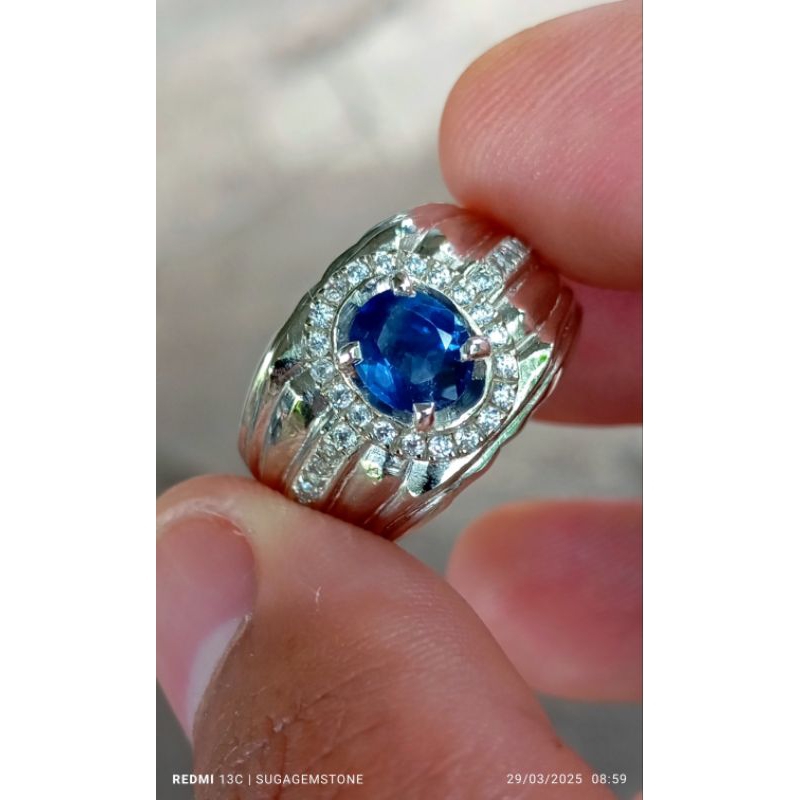sim to royal blue safir Ceylon Srilanka memo