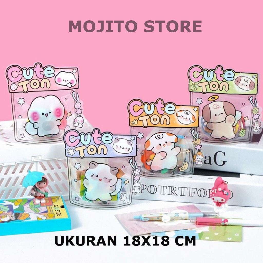 

ZIPPER PLASTIK SNACK ULANG TAHUN SOUVENIR BINGKISAN HAMPERS GOODY KLIP CLIP GOODIE BAG STANDING