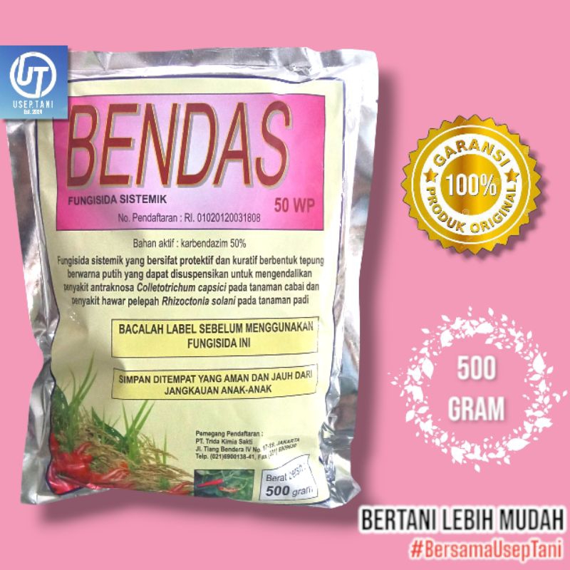 BENDAS 50WP 500GRAM ORIGINAL FUNGISIDA