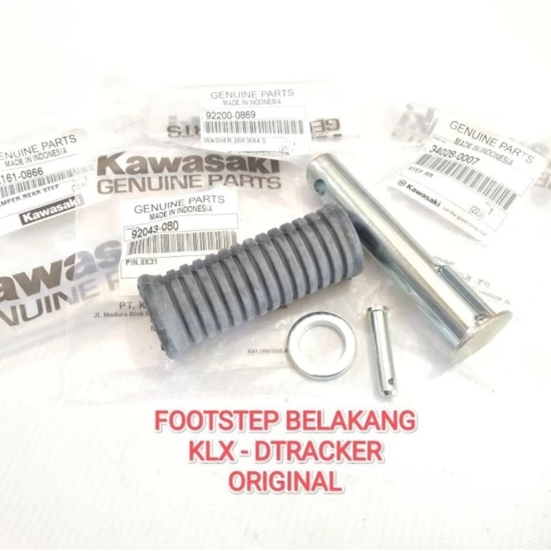 step footstep belakang klx dtracker 150 original