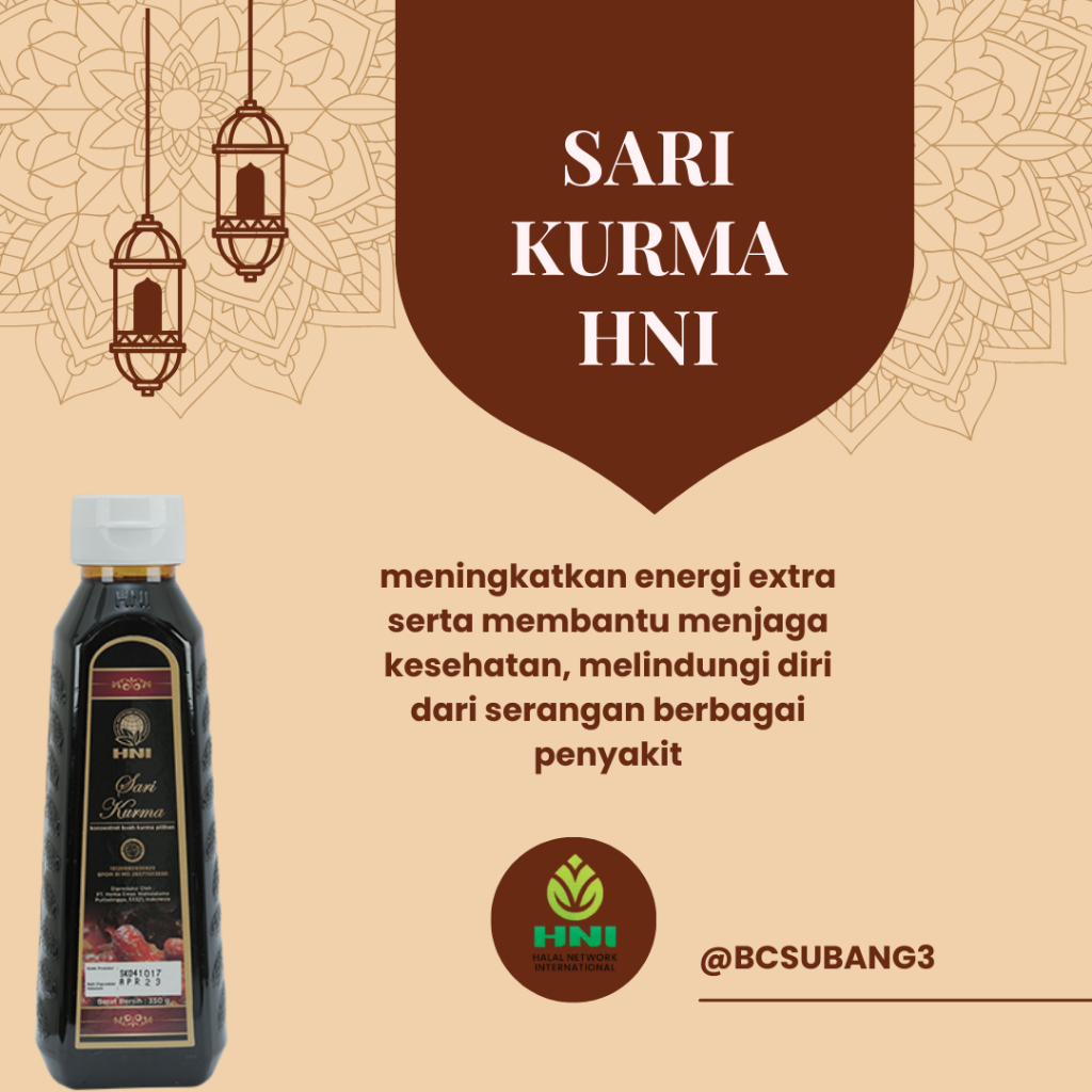 

Sari Kurma HNI HPAI Original 350 Gr Dates SARKUM