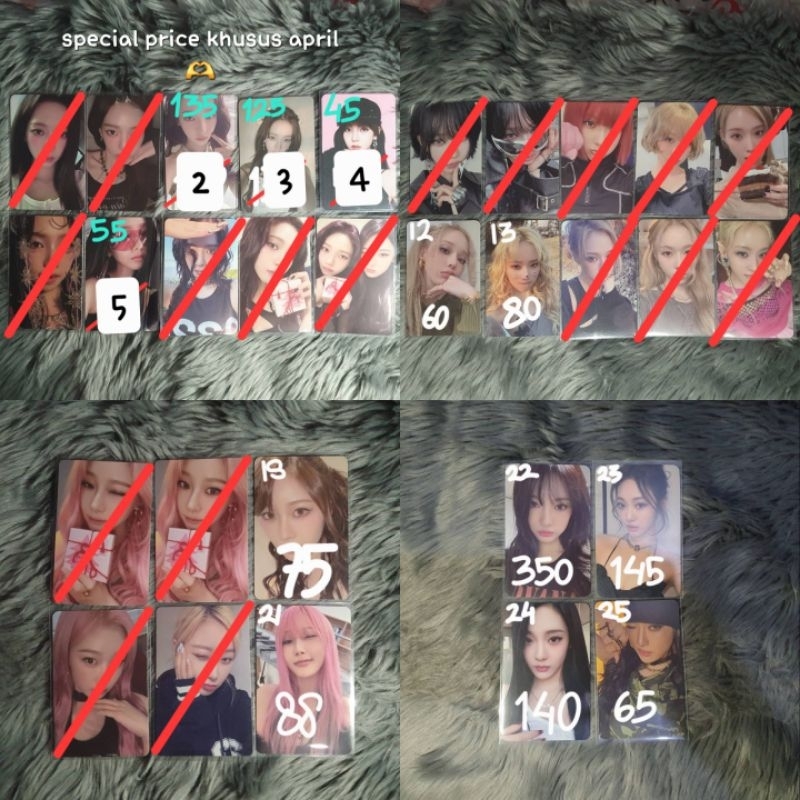 [READY STOCK] Photocard karina giselle winter ningning aespa armageddon whiplash