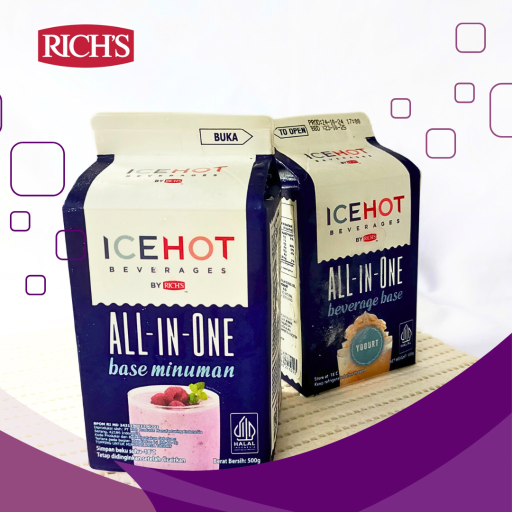 

Rich's Ice Hot All-In-One Base Minuman Yogurt 500 gram
