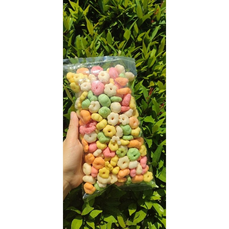 

Pilus donat warna 200gram renyah enak gurih