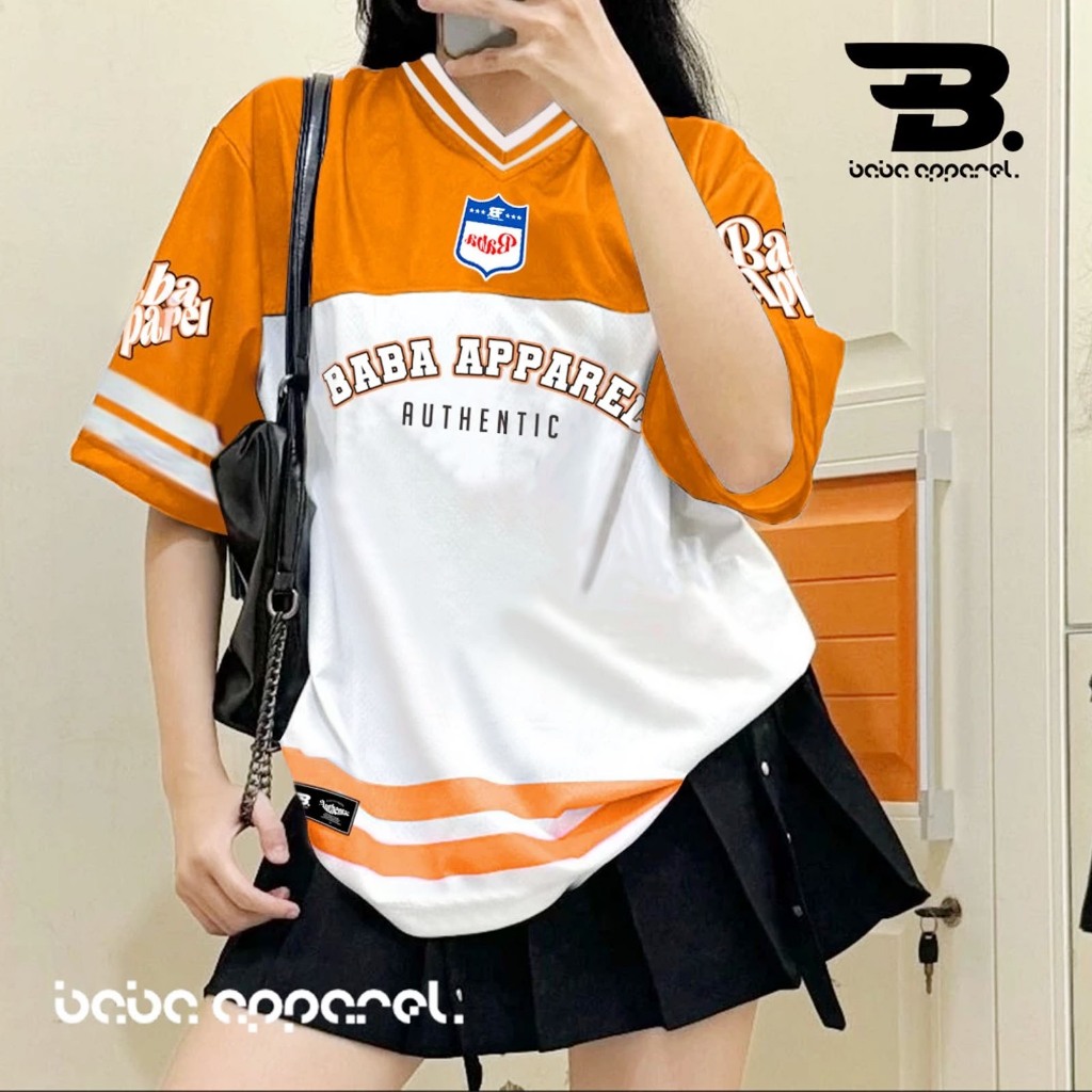 Baju Jersey Streetwear / Kaos Jersey Hockey / Jersey Rugby / Jersey Retro / Baju Voly / Baju Vintage